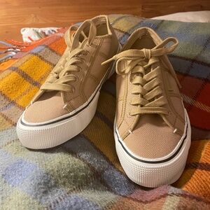 Superga 39.5 Brown Sustainable Women's Sneakers